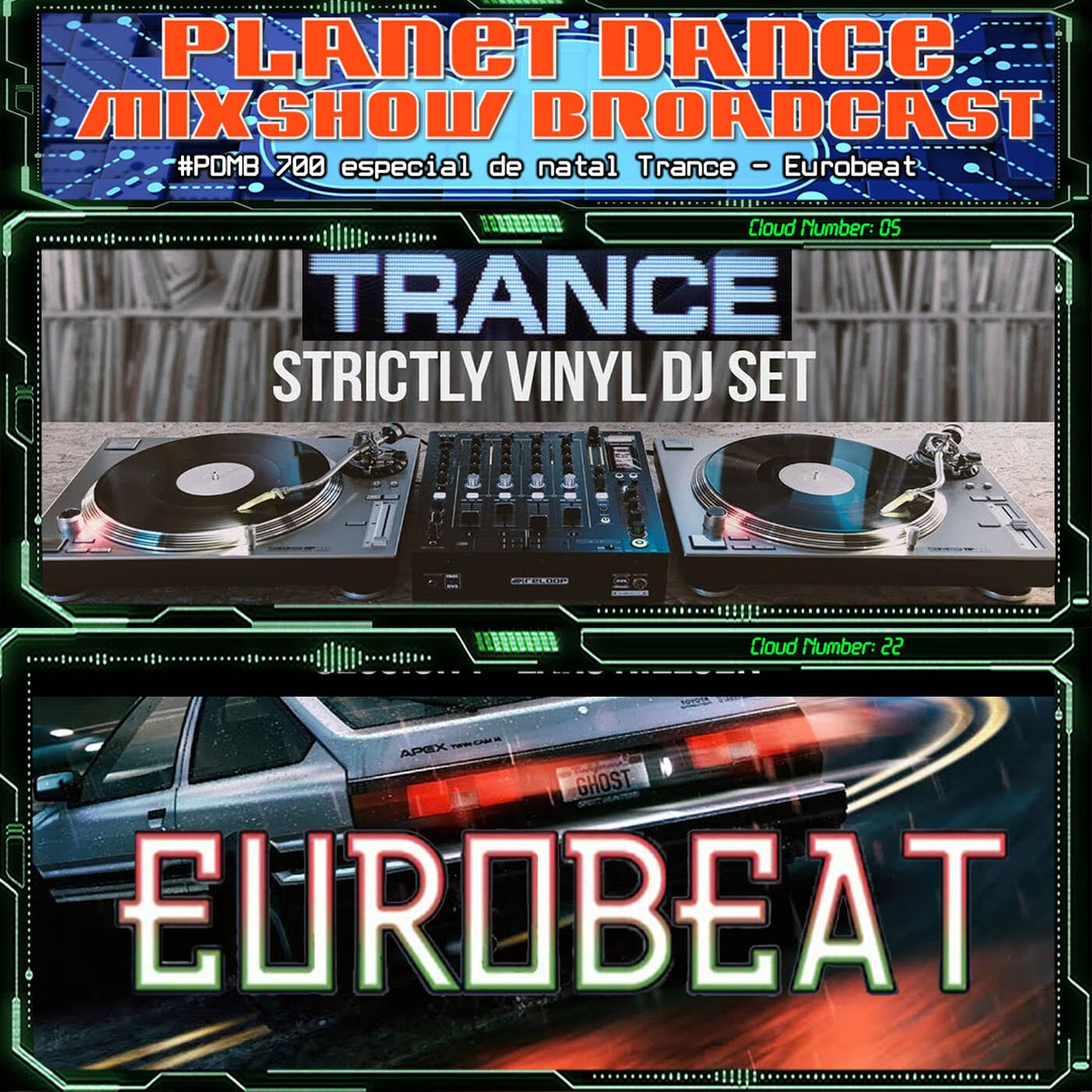 Planet Dance Mixshow Broadcast 700 especial de natal Trance - Eurobeat episode artwork