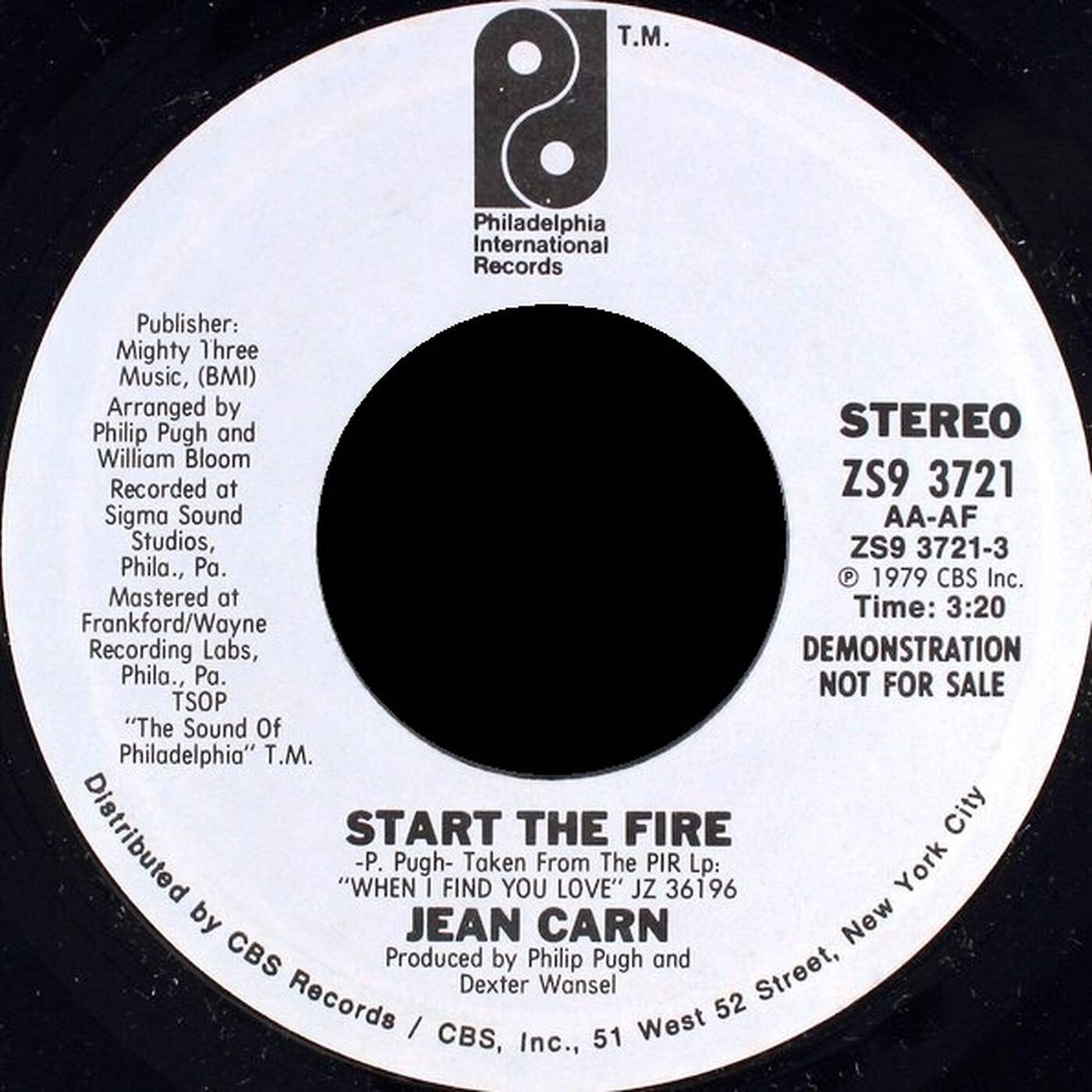 45 Jean Carn - Start The Fire (Fade 45 Promo - Philadelphia - ZS9 3721) episode artwork