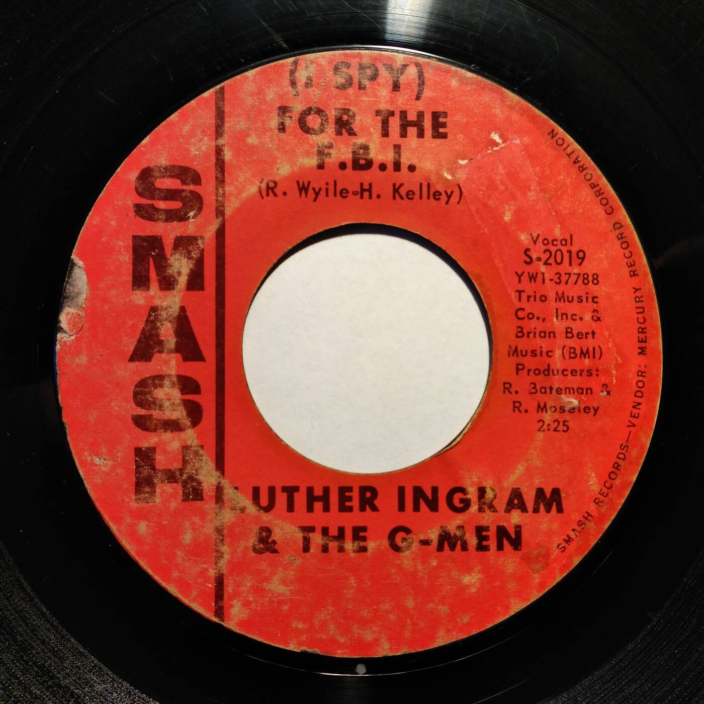 FINAL 45 Luther Ingram & The G-Men - I Spy (Fade 45 Smash 1966 - Clean Mono) episode artwork