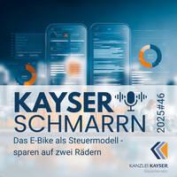 Das E-Bike als Steuermodell - sparen auf zwei Rädern- Kayserschmarrn 2025#48 by Kayserschmarrn