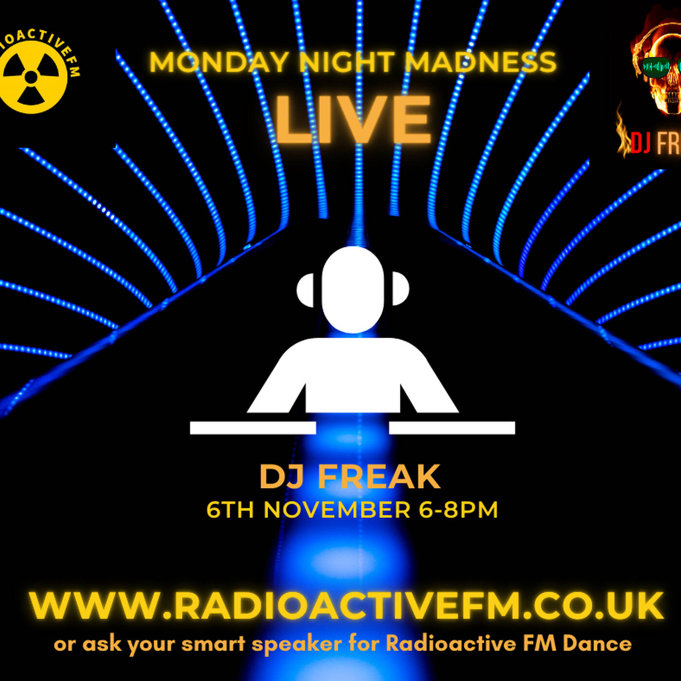 DJ Freak Radioactive FM 6/11/23 Monday Night Madness episode artwork