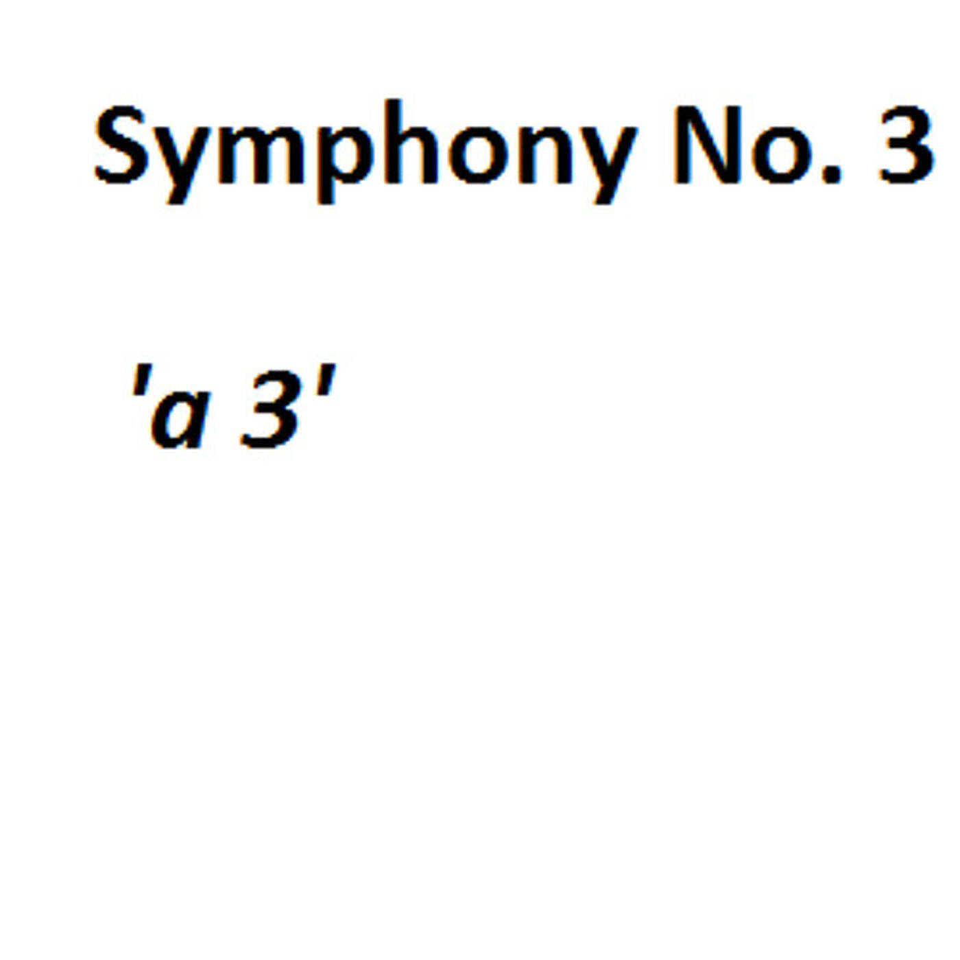 Symphony No. 3 - Movement 2 episode artwork