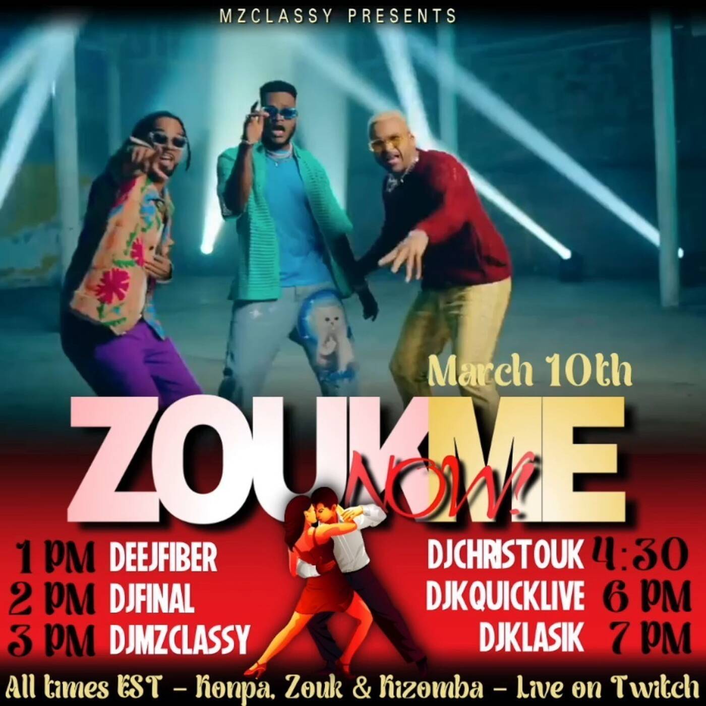 ZOUKMENOWRAIDTRAINHosted By @djmzclassy 6-7PMEST‼️(MAR 10, 2025) episode artwork