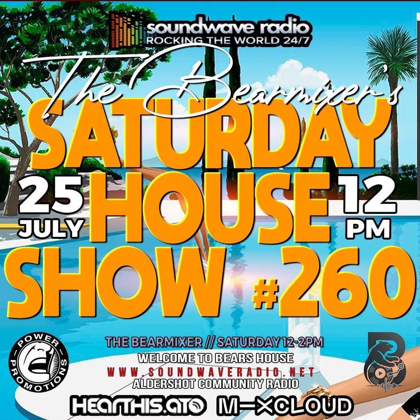 Soundwave Radio Saturday House Show #260 - 25th July 2026 episode artwork