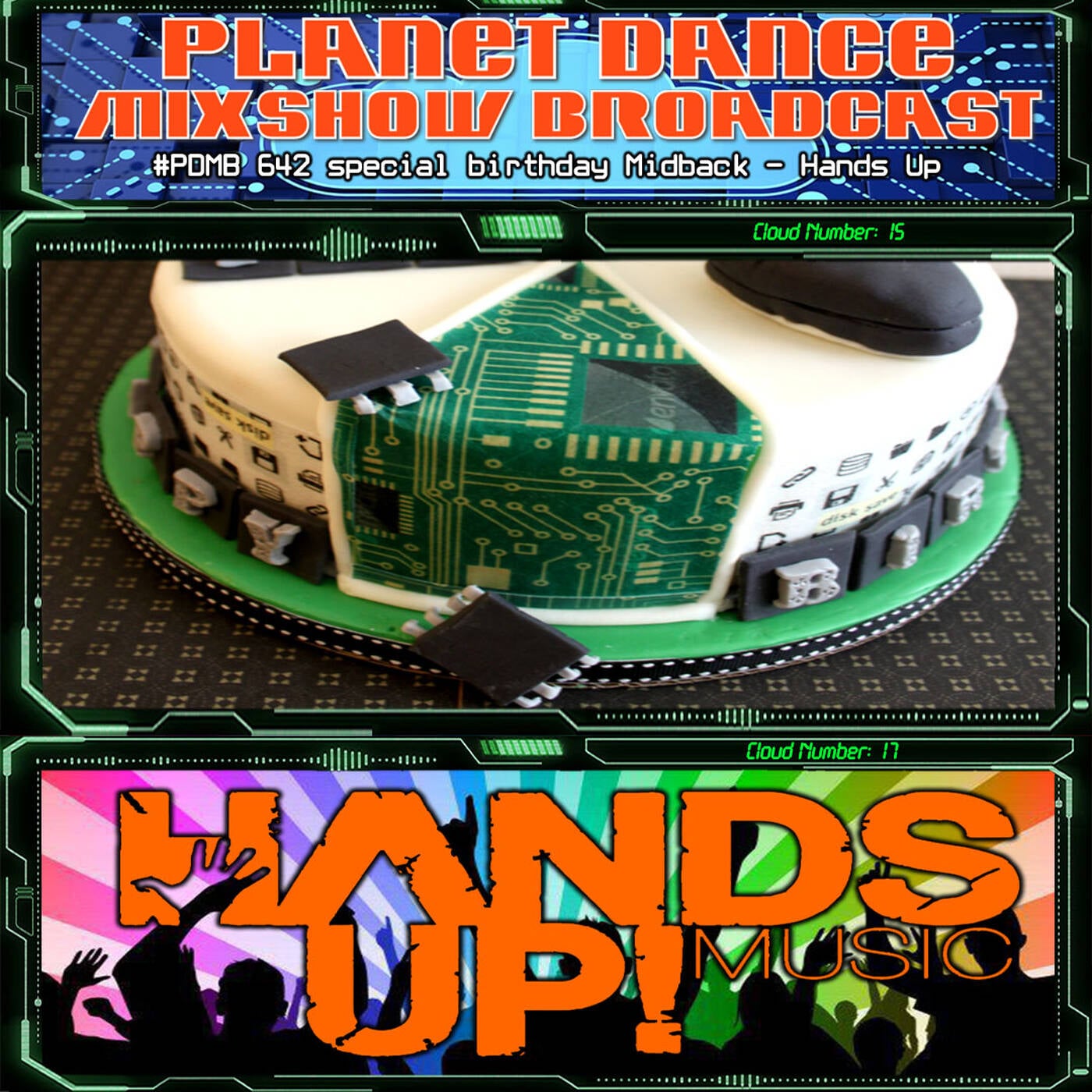 Planet Dance Mixshow Broadcast 642 special birthday Midback - Hands Up episode artwork