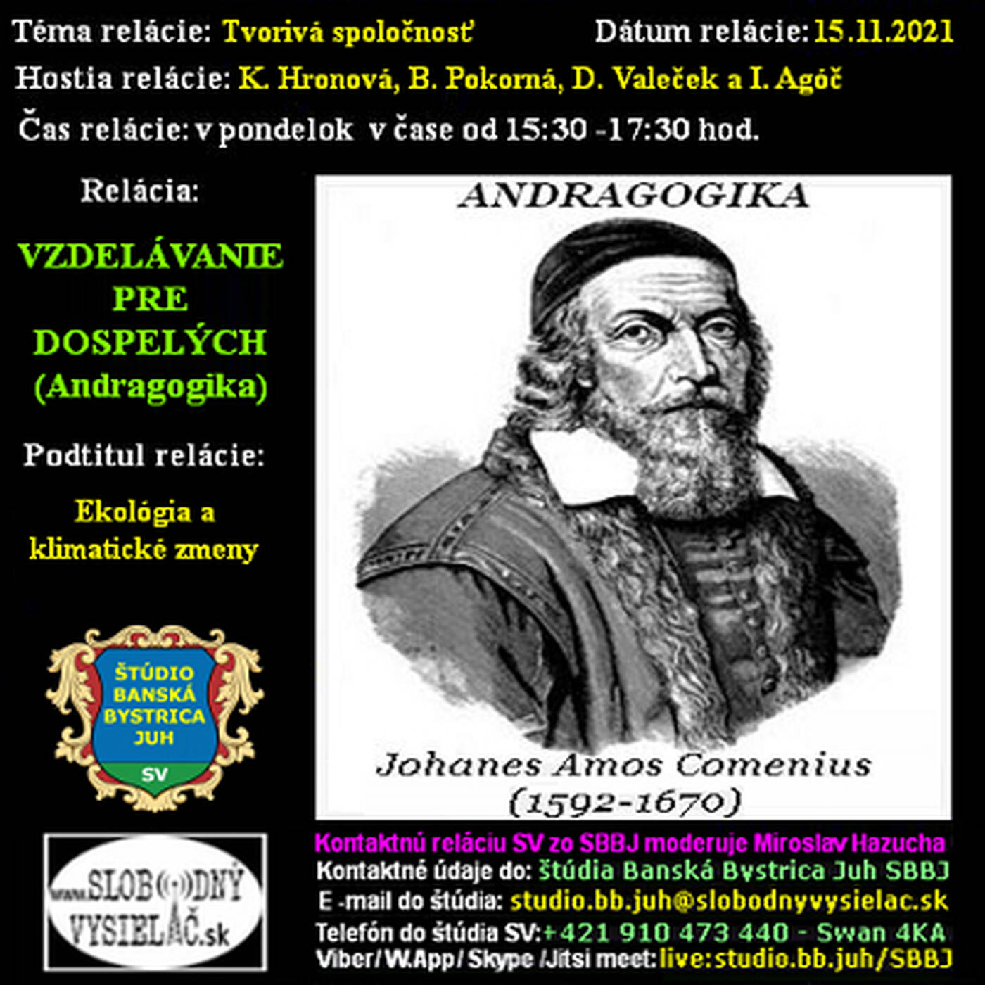 Vzdelávanie pre dospelých 274 - 2021-11-15 Tvorivá spoločnosť episode artwork