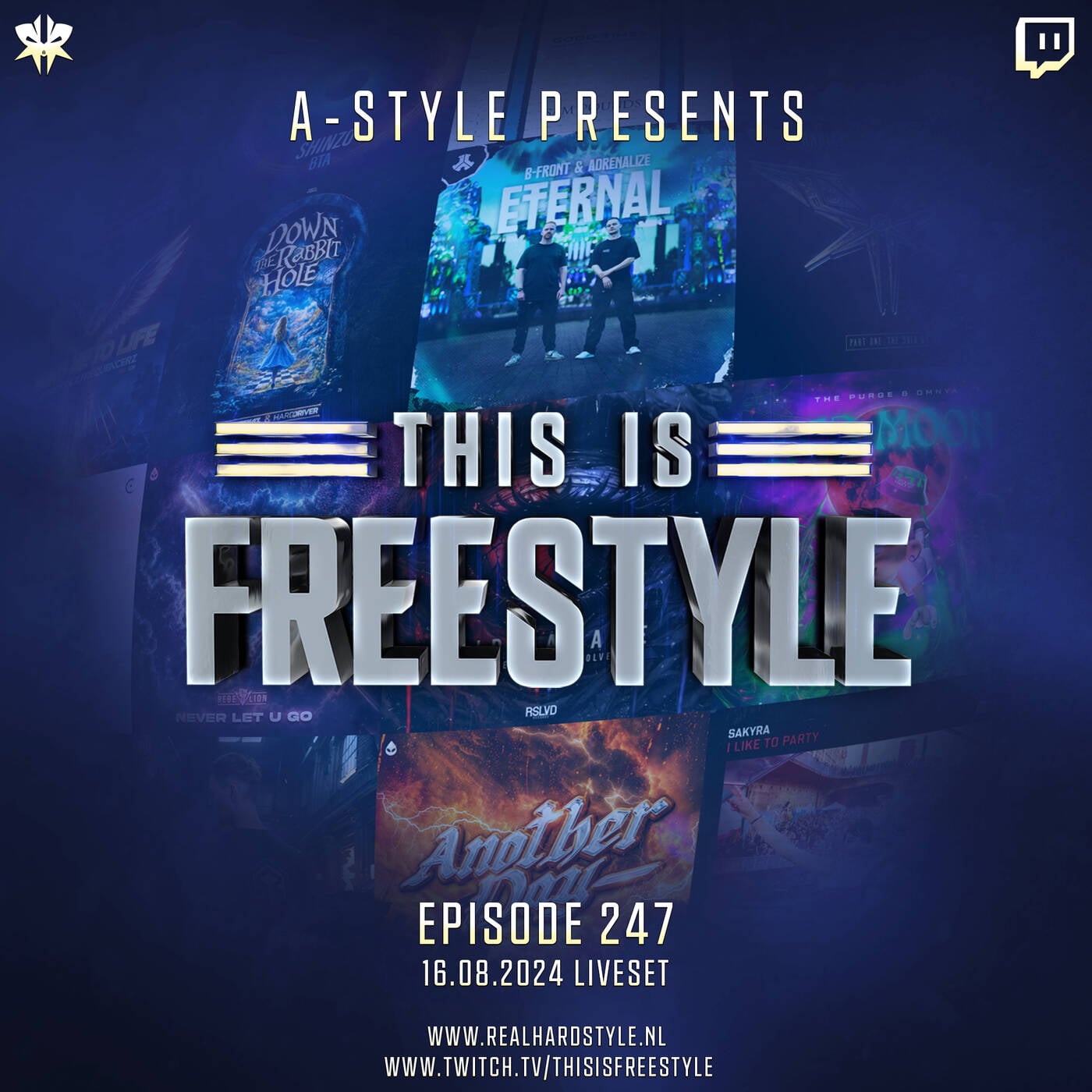 A-Style presents This Is Freestyle EP247 @ REALHARDSTYLE.NL 16.08.2024 episode artwork