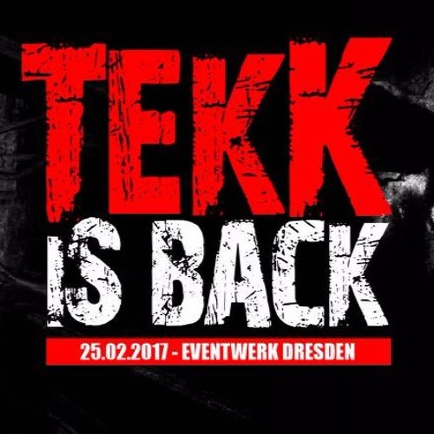 DJ Sacrifice @ TEKK is BACK 25.02.2017 Eventwerk Dresden
