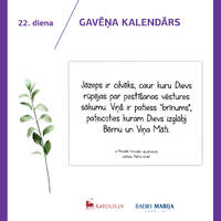 Gavēņa kalendārs | RML S06E25 | Gavēņa 22. diena | Māc. Kārlis Kārkliņš | 13.03.2021 by Radio Marija Latvija