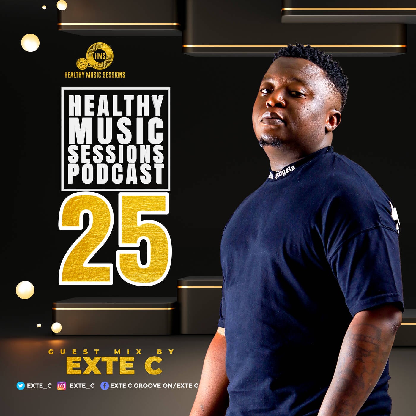 Healthy Music Sessions Podcast 025(Guest Mix)by Exte C episode artwork