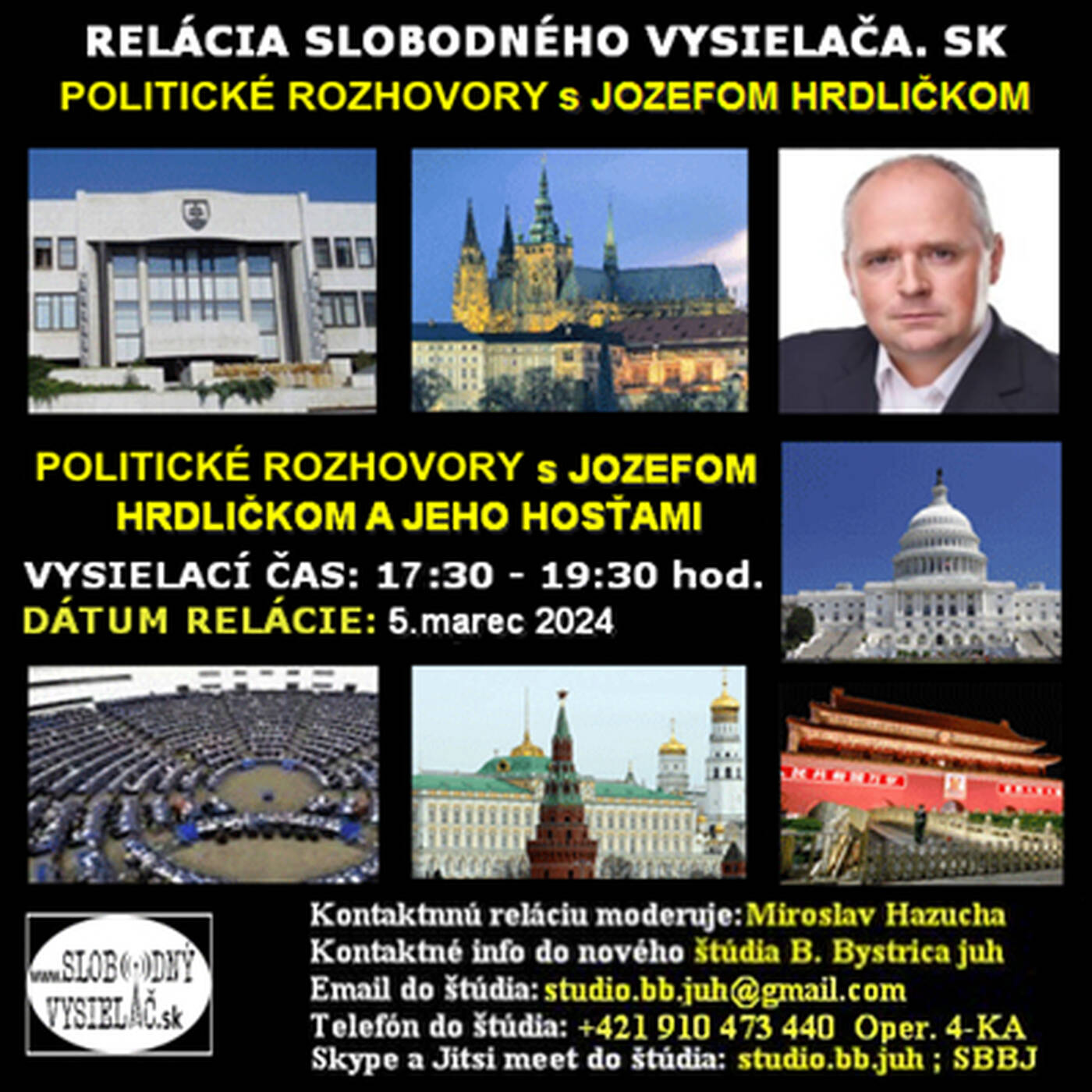 Politické rozhovory 194 - 2024-03-05 PhDr. Ing. Jozef Hrdlička a jeho hosť episode artwork
