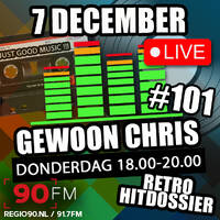Gewoon Chris #101 - 7 December 2023 - 90FM by MusicFreaks
