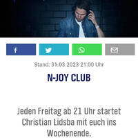 N-JOY Club - Christian Lidsba (05.05.2023) by djsets4u