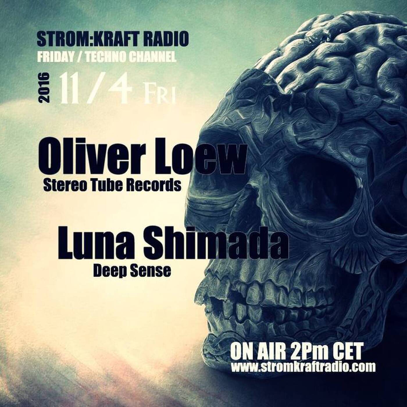 Oliver Loew @ STROM:KRAFT RADIO FEARLESS RADIOSHOW  by Luna Shimada / 04.11.2016 episode artwork