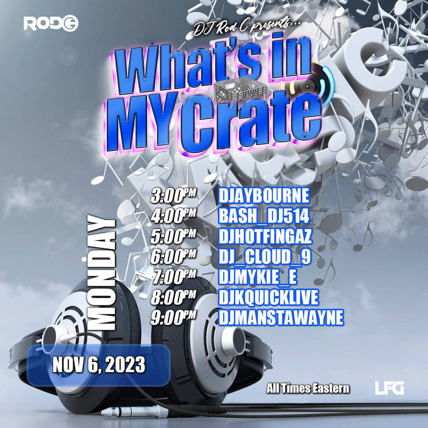 BASHMENTMONDAYZ7-8PMEST / WHAT'SIN MY CRATERAIDTRAIN8-9PMEST | @djkquicklive IN THE MIX (Nov 06, 2023) episode artwork