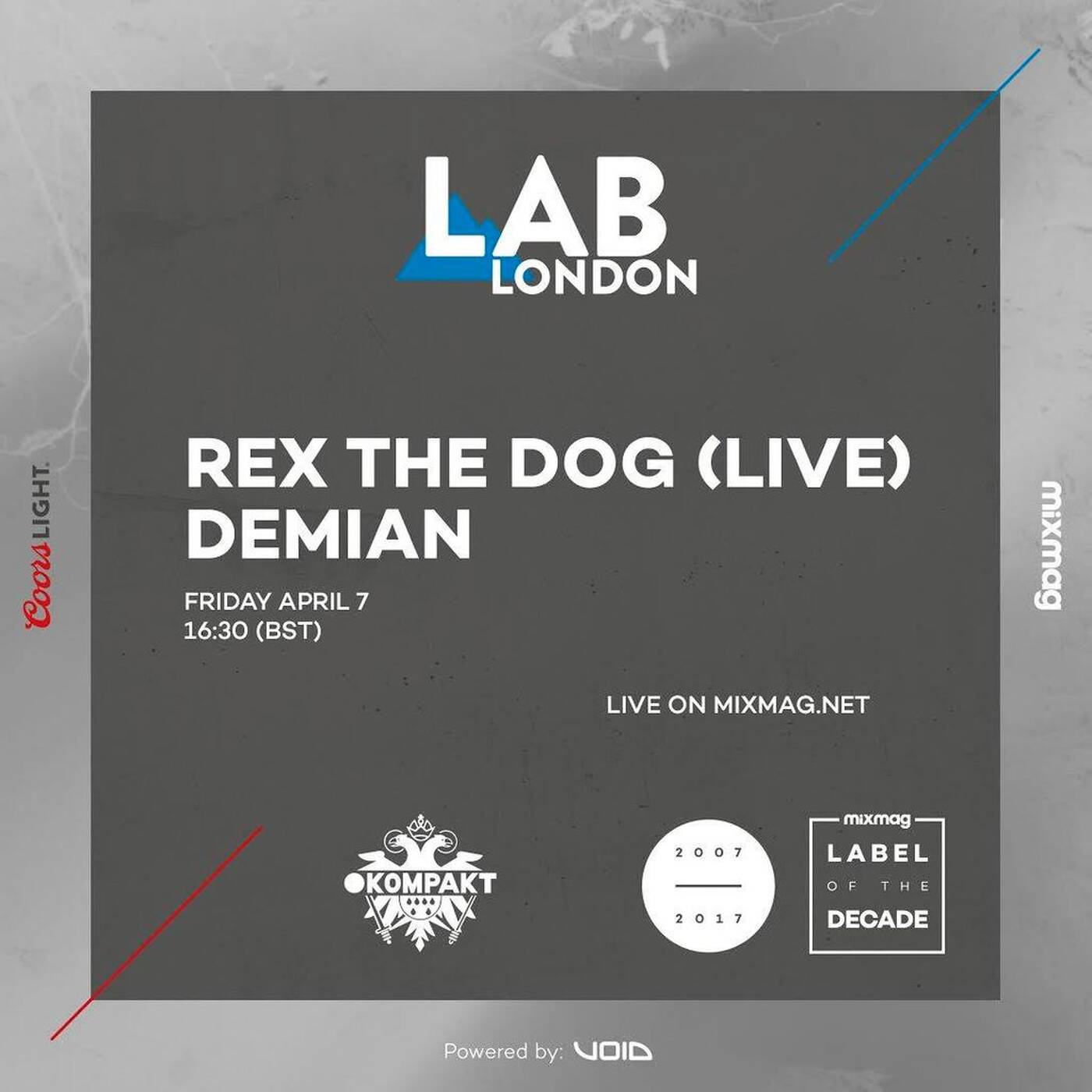 Rex The Dog & DEMIAN - Live @ Mixmag The Lab London (Kompakt Records Showcase) - 07.04.2017 episode artwork