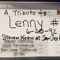 DJ Steven Keen - A Tribute to Lenny - San Jose Paradise Garage by The Music Lives On