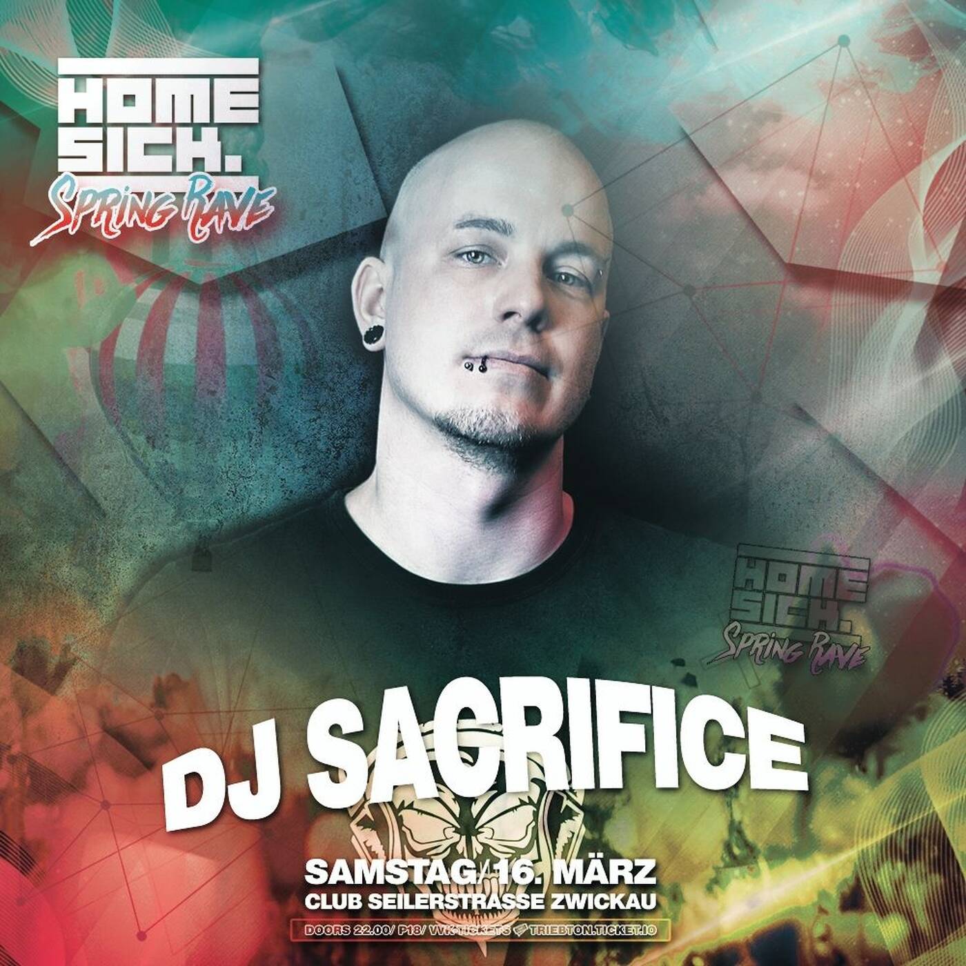 DJ Sacrifice @ Homesick Spring Rave 16.03.2024 Club Seilerstraße Zwickau
