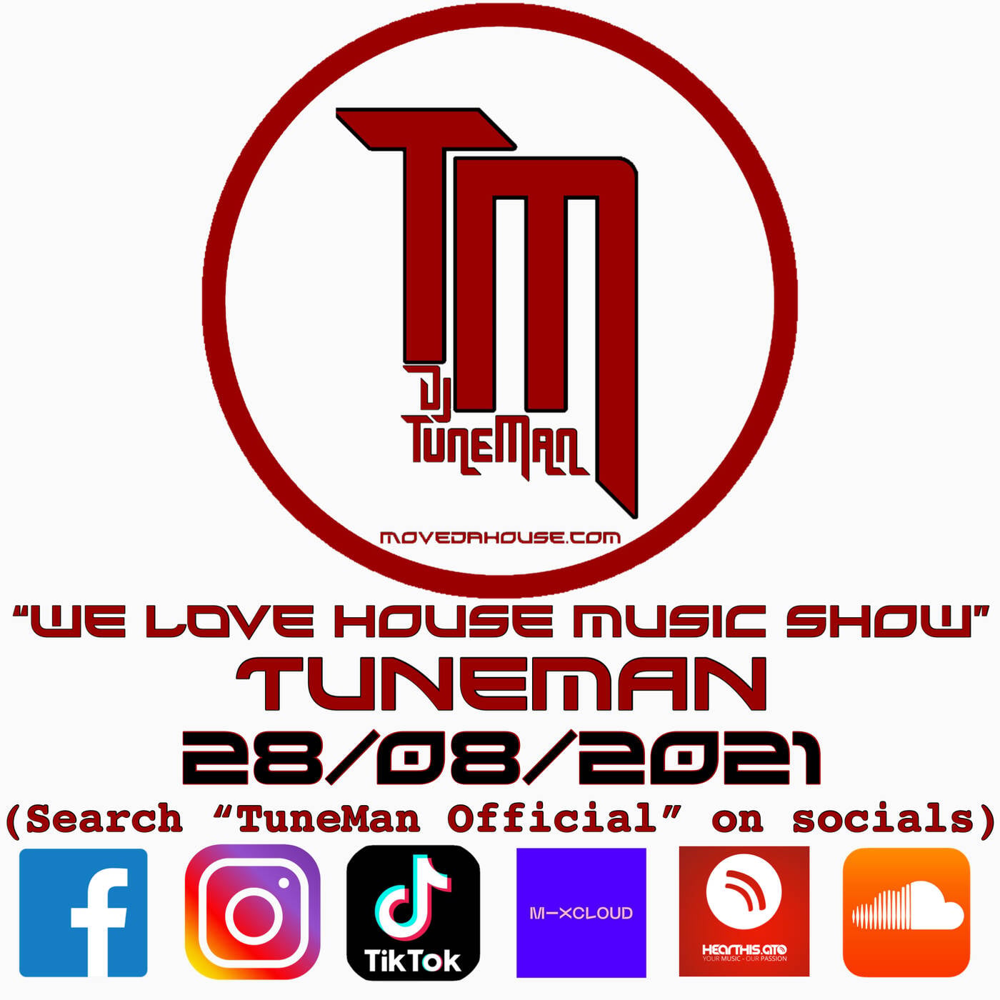 MoveDaHouse.com - Recorded live by TuneMan (Official) 28/08/2021 episode artwork