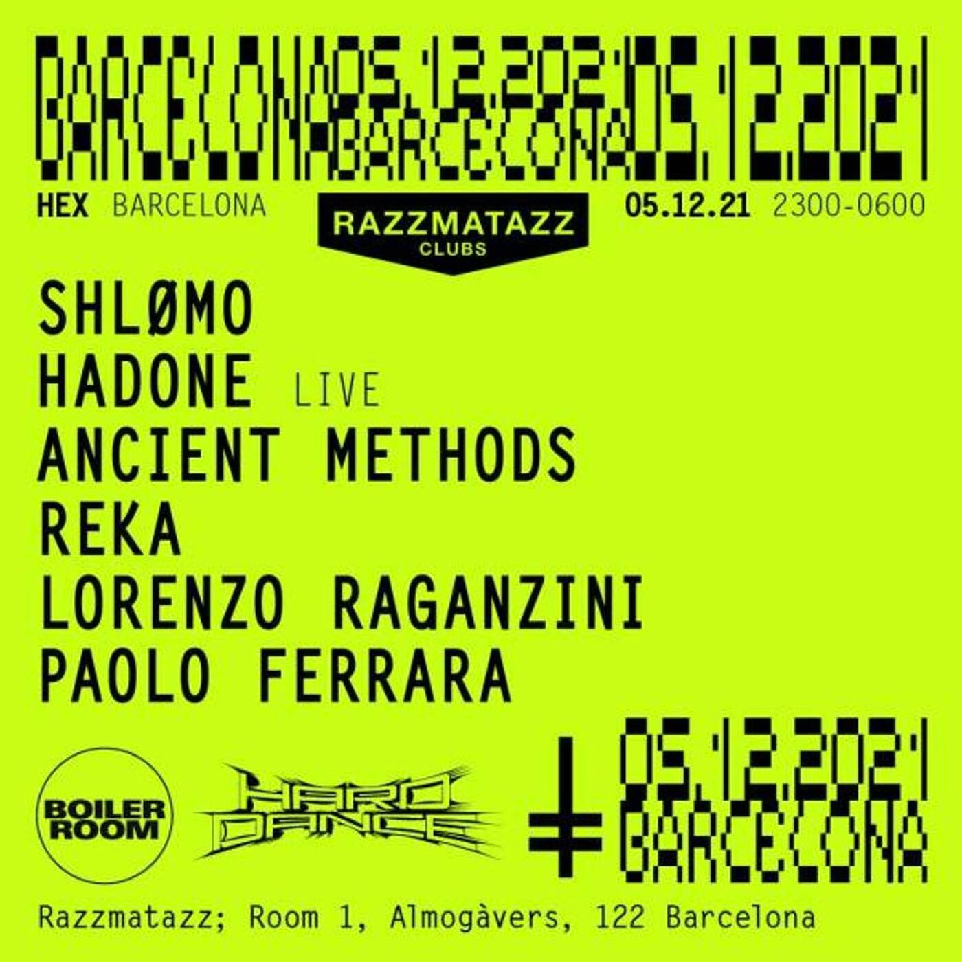 Hadone - Live @ Boiler Room X Hex Barcelona, Spain - 05.12.2021 episode artwork
