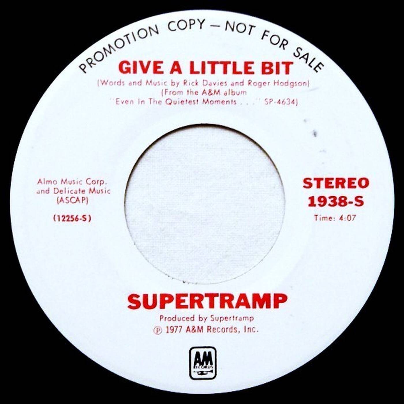 45 Supertramp - Give A Little Bit Special Long Version (Cold 45 A&M 1977 - Clean Stereo) episode artwork
