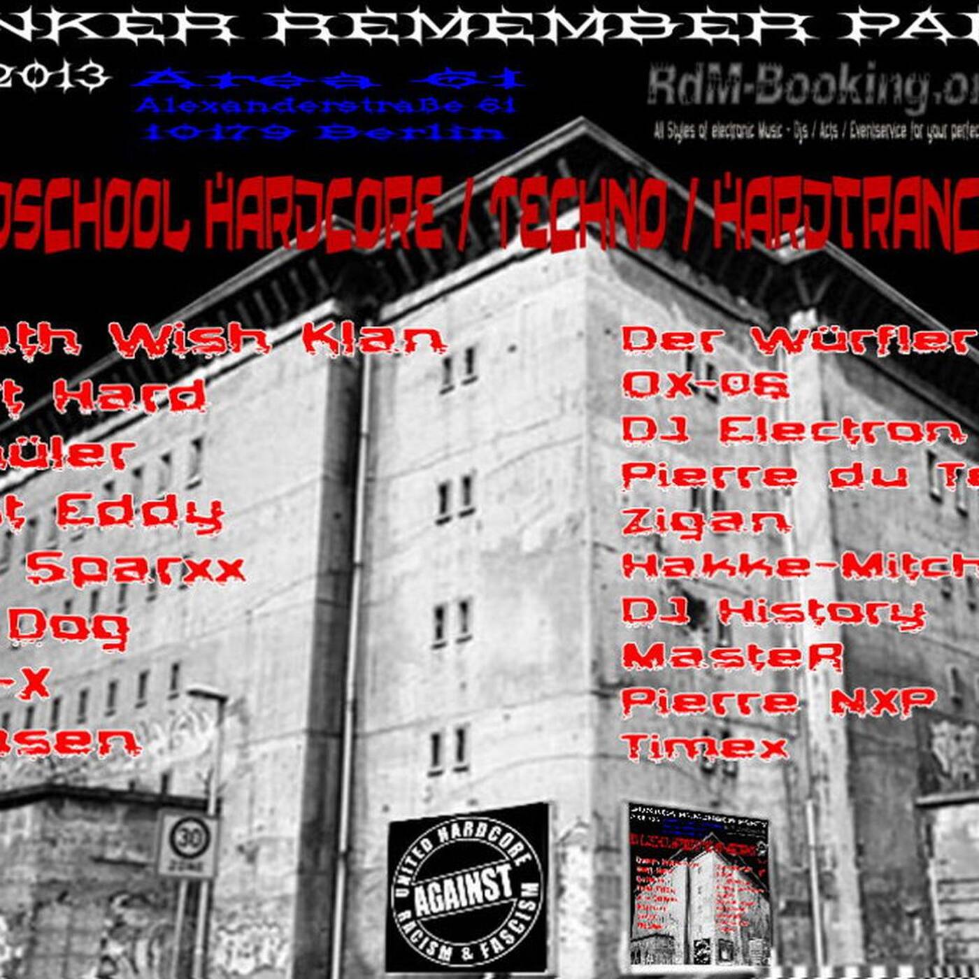 MasteR @ Bunker Remember Party 2K13 18.08.13 Berlin Area 61 episode artwork
