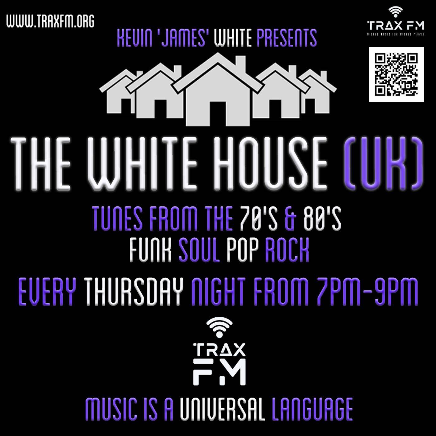 Kev White's The White House Show Replay On www.traxfm.org - 6th July 2023 episode artwork
