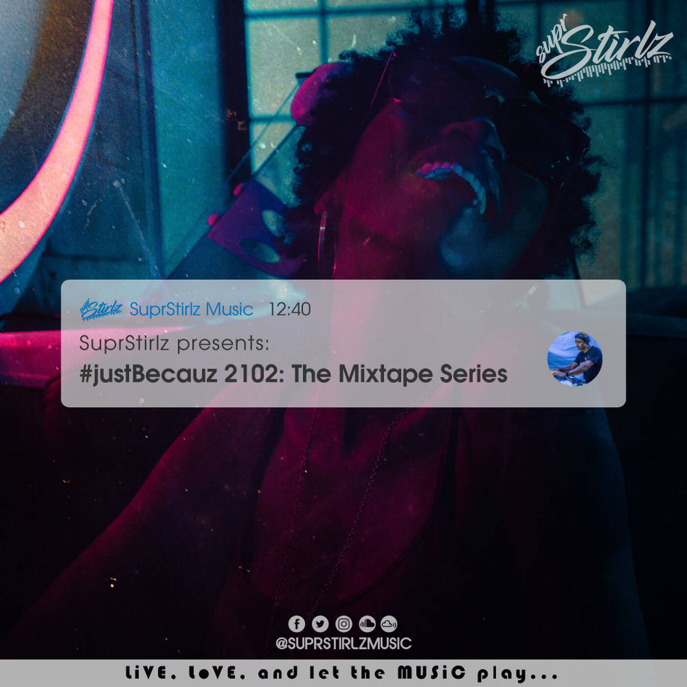 #JustBecauz 2102 episode artwork