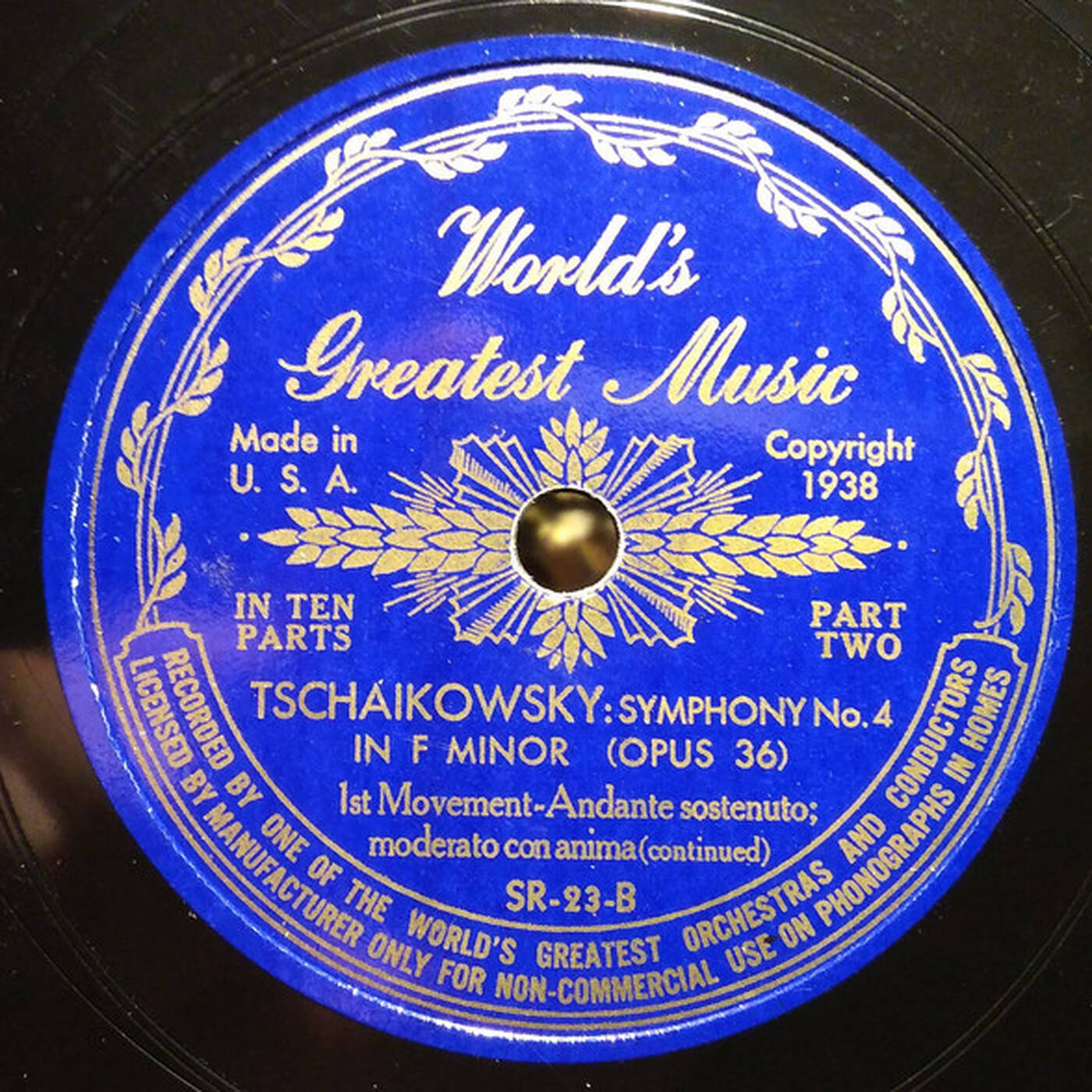 1938 Serge Koussevitzky - Tchaikovsky - Symphony No 4 In F Minor episode artwork