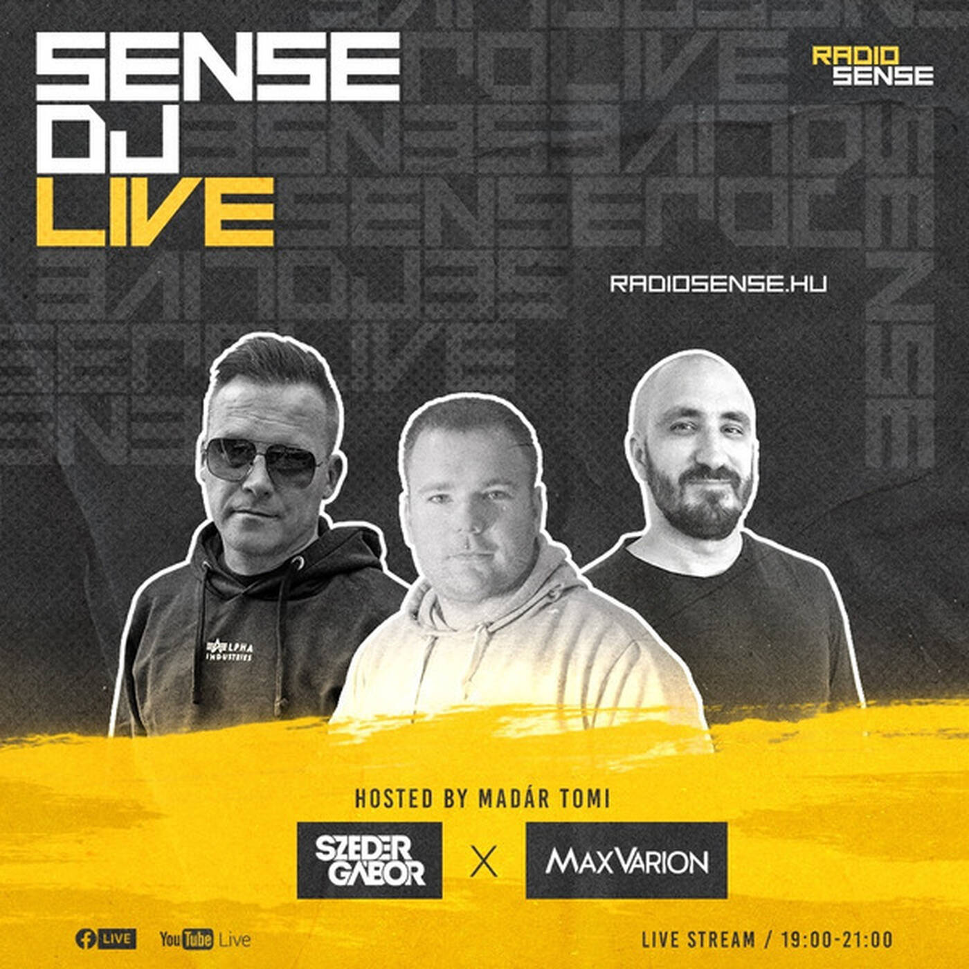 SenseDj LIVE DJ SZEDER & MAX VARION Host. Madár Tomi @ Radio Sense 2024.11.28 Classic House episode artwork