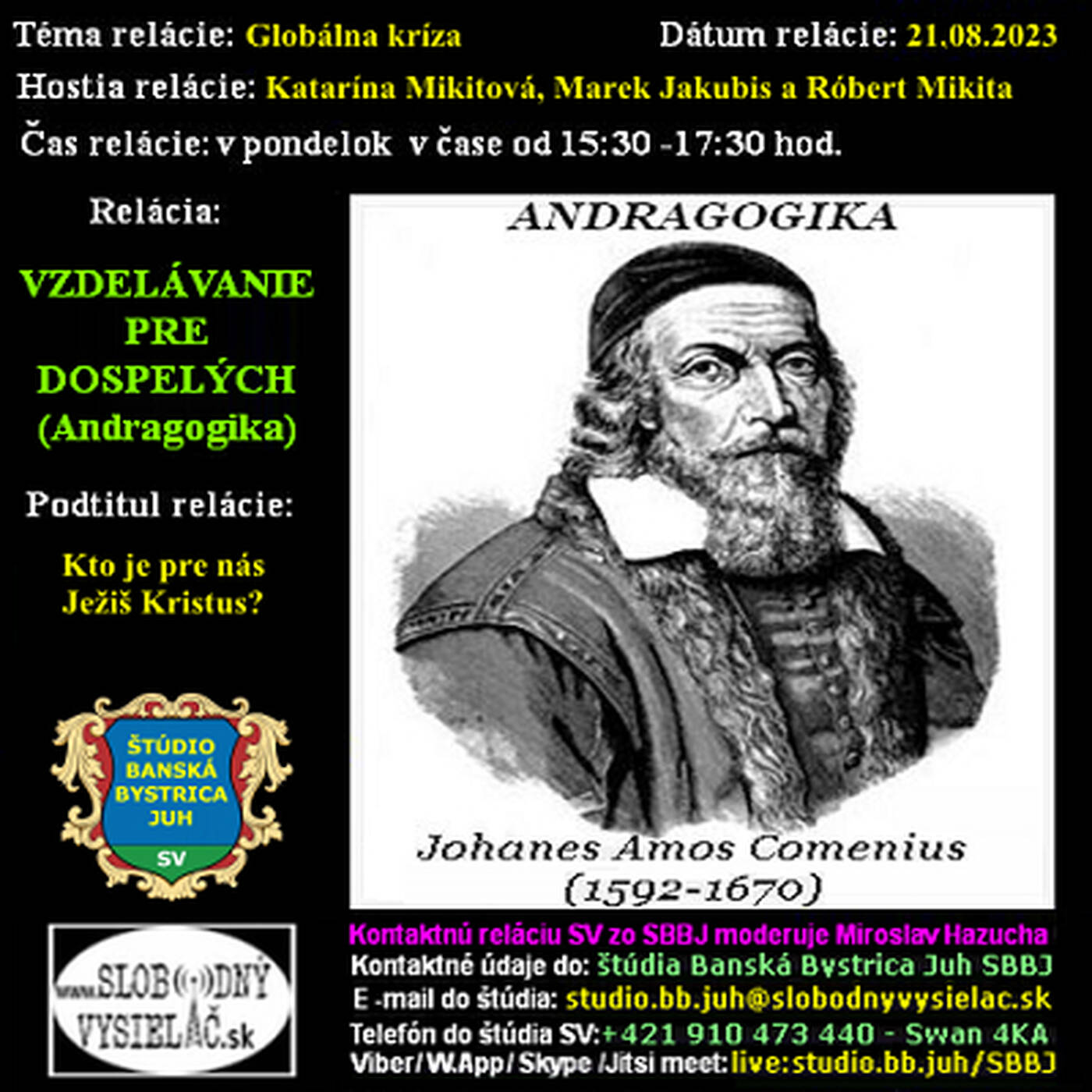 Vzdelávanie pre dospelých 365 - 2023-08-13 Kto je pre nás Ježiš Kristus ? episode artwork