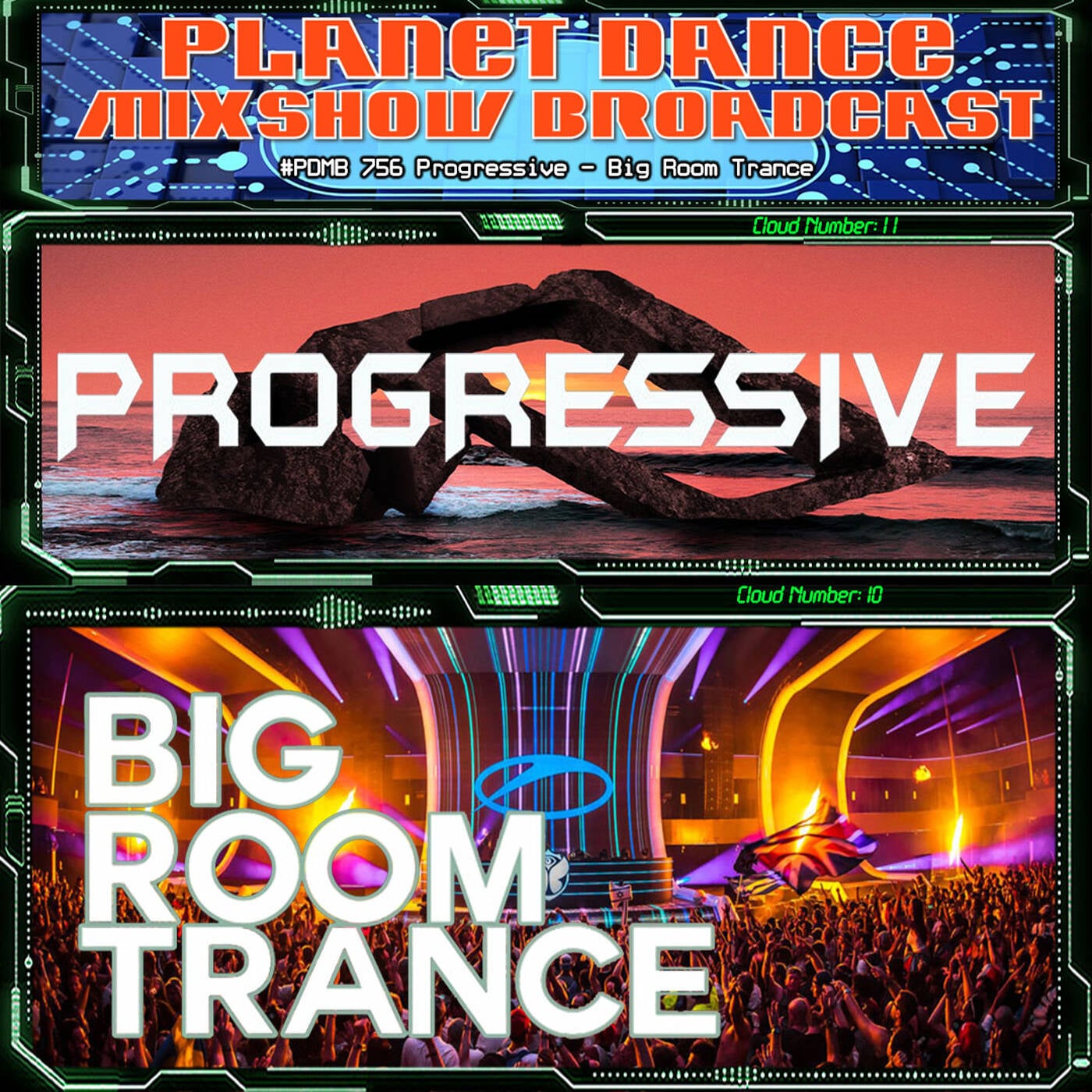 Planet Dance Mixshow Broadcast 756 Progressive - Big Room Trance episode artwork