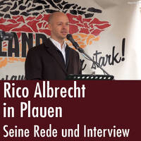Rico Albrecht - Rede &amp; Interview in Plauen | "Frau Merkel ist eine Sirene" (10.04.2016) by eingeschenkt.tv