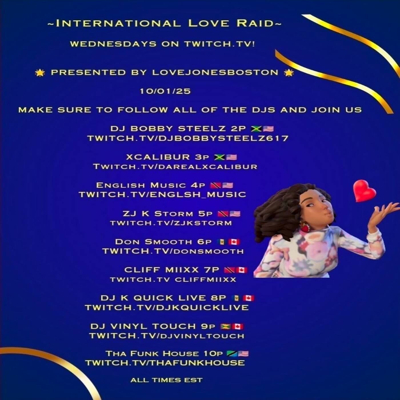 INTERNATIONAL✈️LOVERAIDTRAINHosted By @lovejonesboston 8-9PMEST‼️(OCT 1, 2025) episode artwork