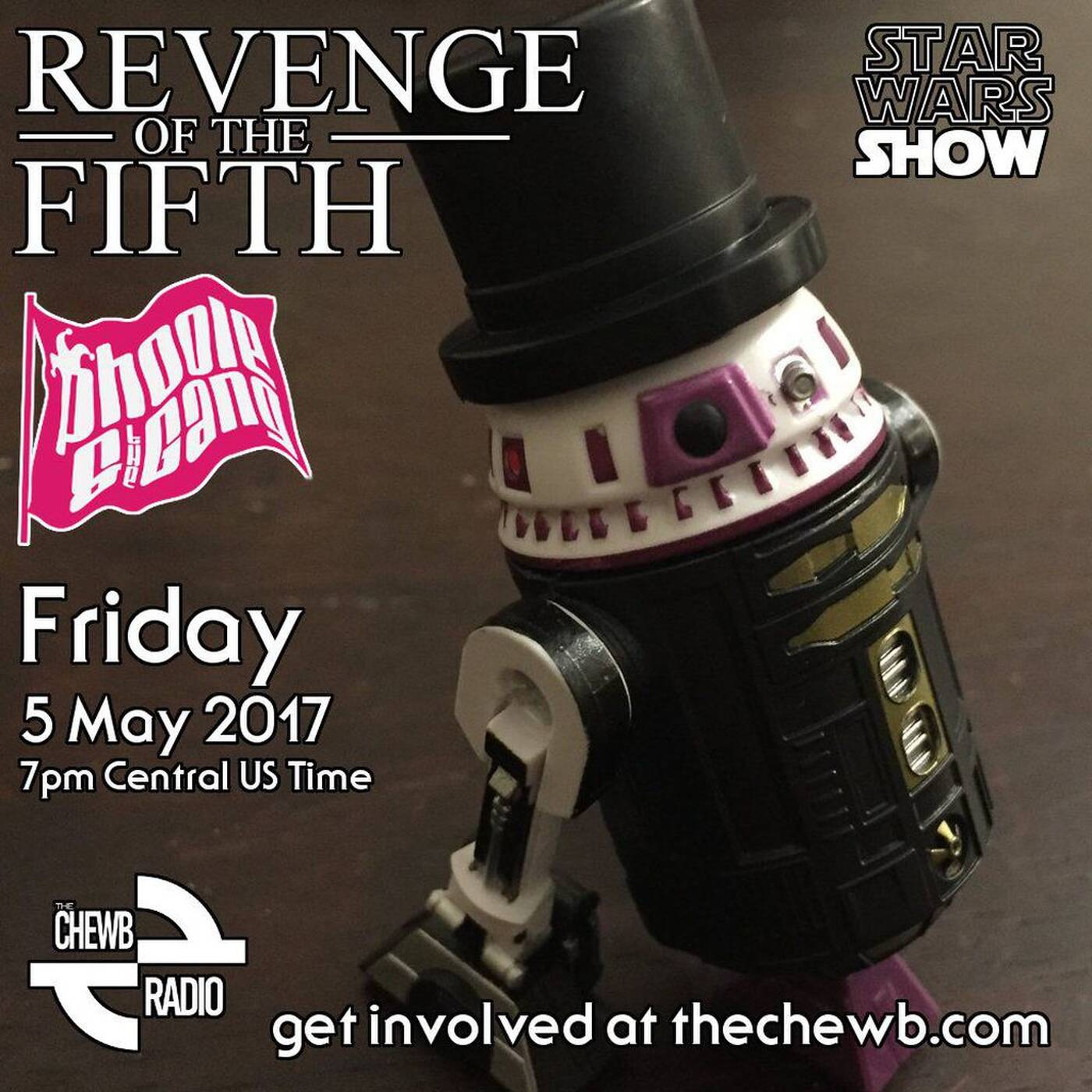 Phoole and the Gang  |  Show 188  |  Revenge of the Fifth!  |  on TheChewb.com  |  5 May 2017 episode artwork