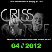 Criss Source | Dj Set | 04 / 12 | radio mix by CRISS SOURCE