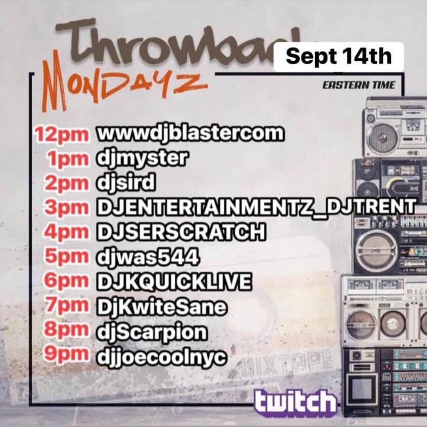 THROWBACKMONDAYZRAIDTRAIN Hosted By @djsird1 6-7PMEST‼️ (SEP 14, 2025) episode artwork