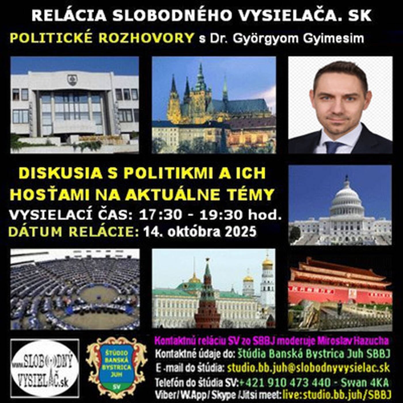 Politické rozhovory 255 - 2025-10-14 Szilard Somogyi episode artwork