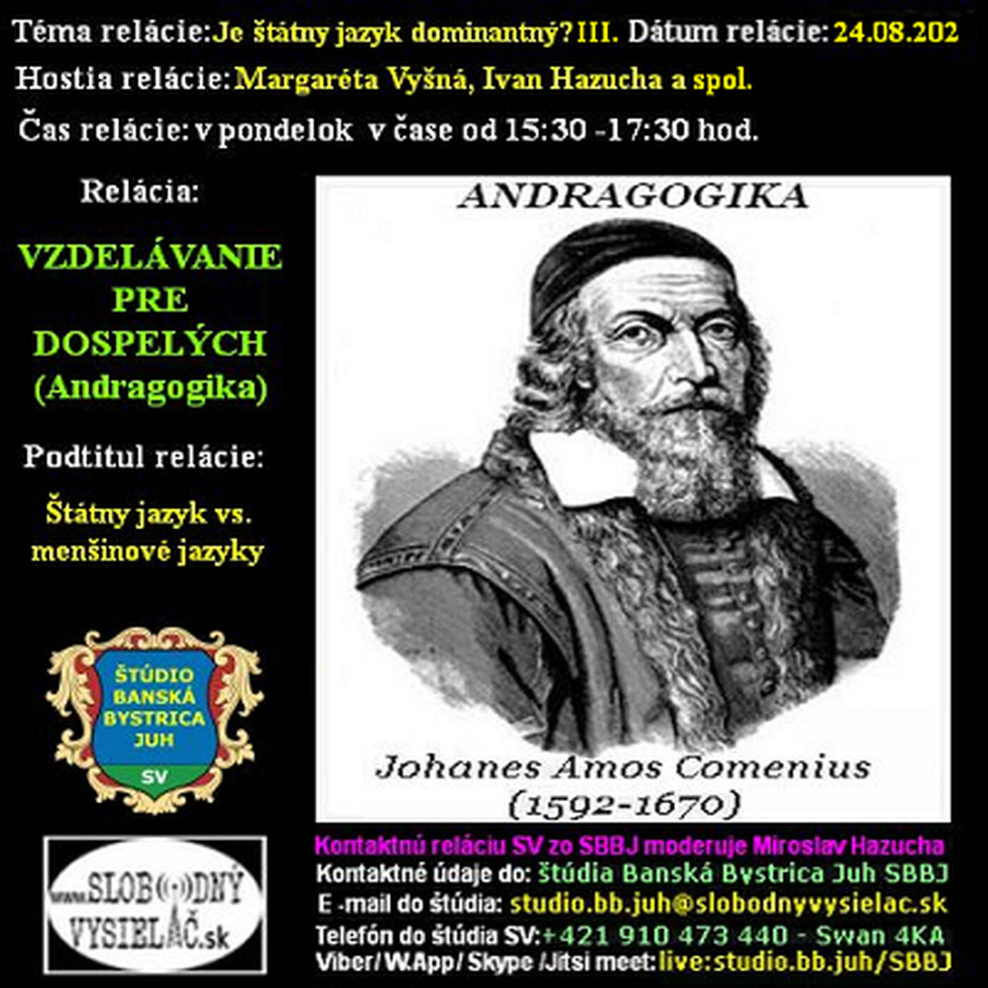 Vzdelávanie pre dospelých 211 - 2020-08-24 Je štátny jazyk dominantný? III. episode artwork