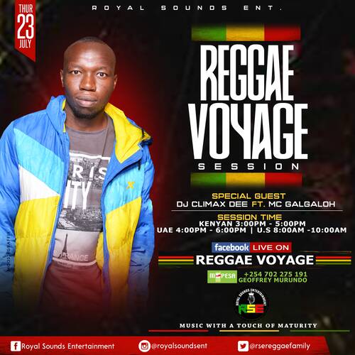 REGGAE VOYAGE LIVE SESSION - DJ CLAIMAX DEE FT MC GALGALOH
