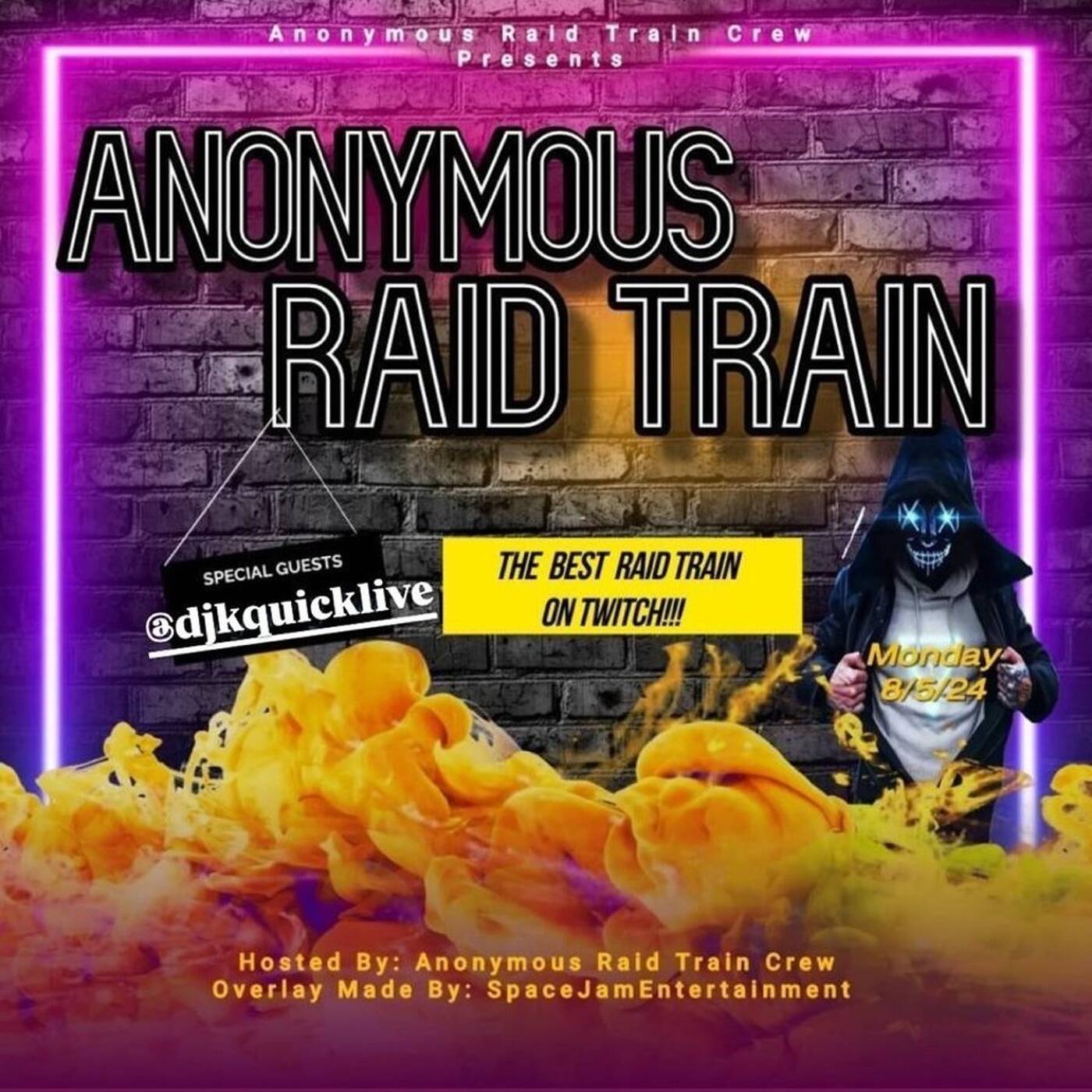 ANONYMOUSRAIDTRAINHosted By _______  7-8PMEST‼️ | @_______ IN THE MIX (Aug 12, 2024) episode artwork
