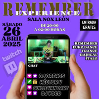 Remember Experience 4 Hector V@Live Sala Nox (26-04-2025)inicio by HectorVDj