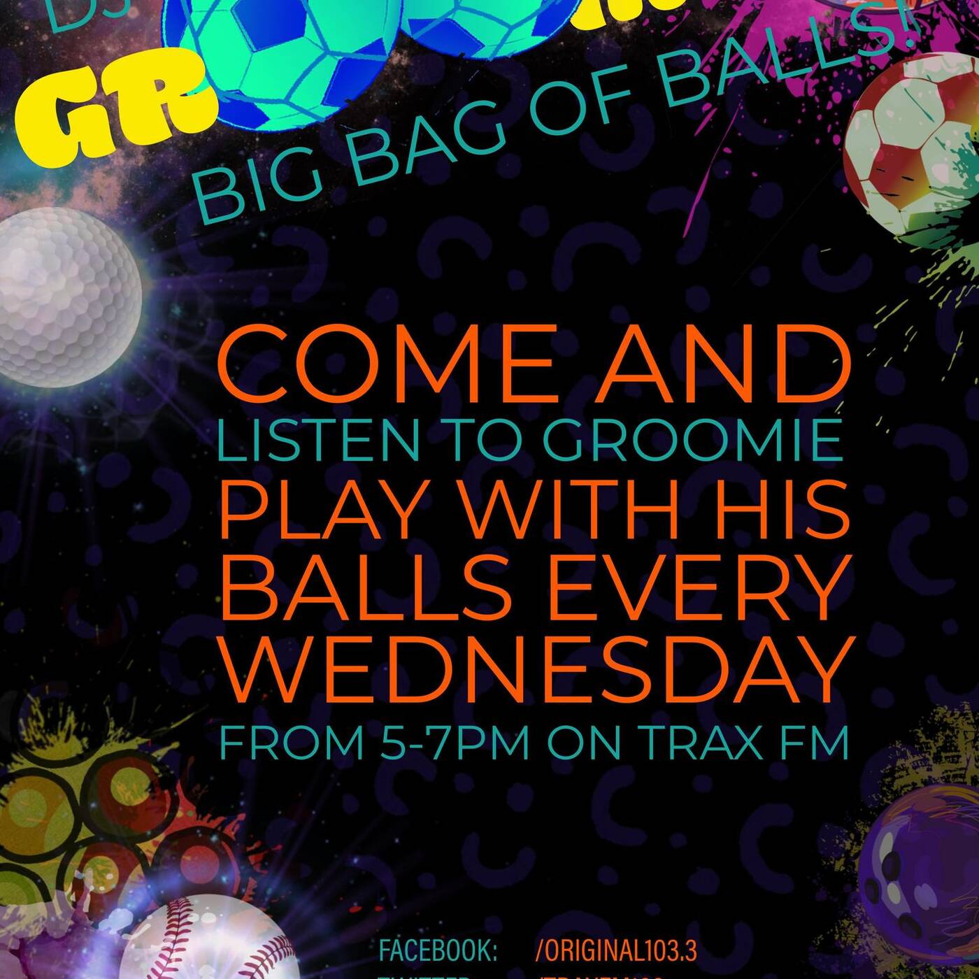 DJ Groomie's Big Bag Of Balls Show Replay On www.traxfm.org - 29th December 2021 episode artwork