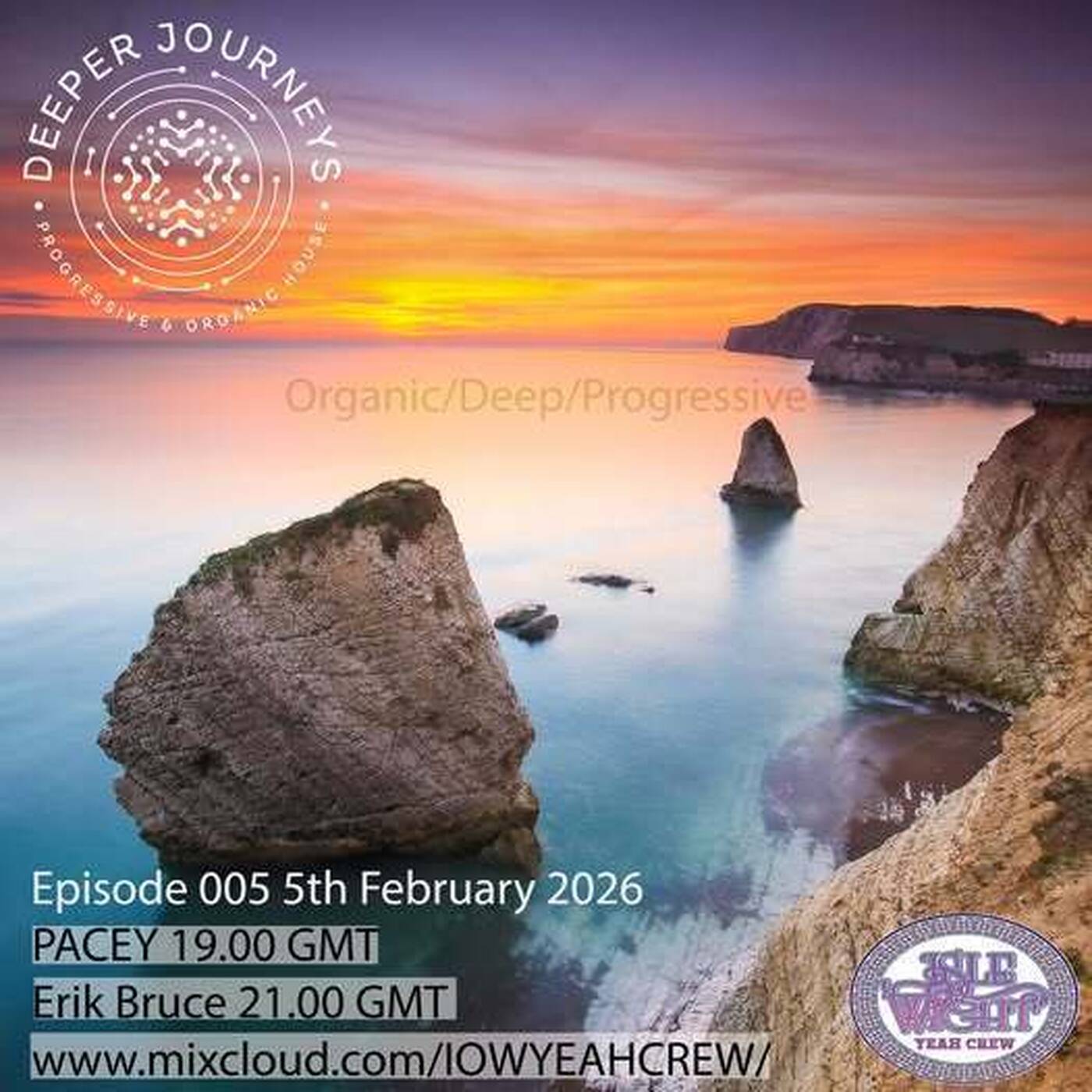Erik Bruce - Guest Mix on Deeper Journeys w/ DJ Pacey- Feb 2026 episode artwork