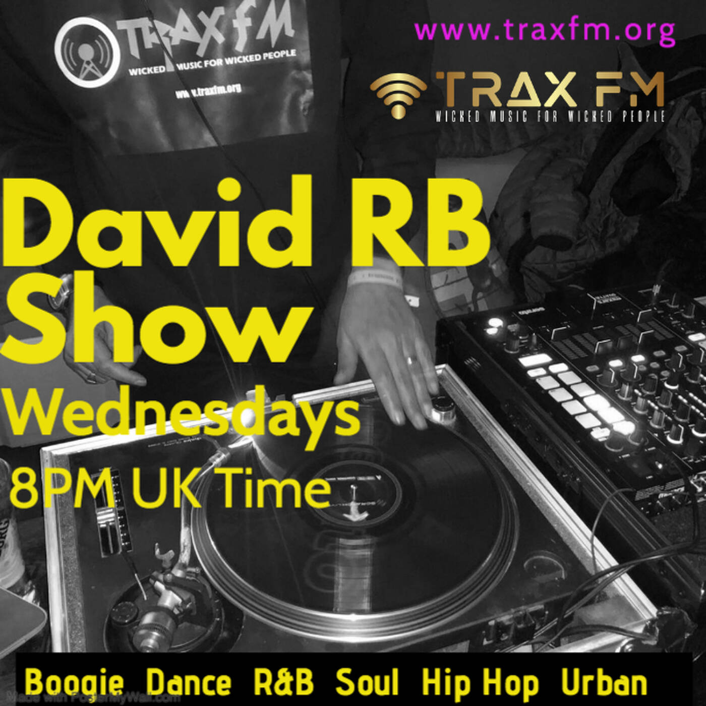 David RB Show Replay On www.traxfm.org - 16th February 2022 episode artwork