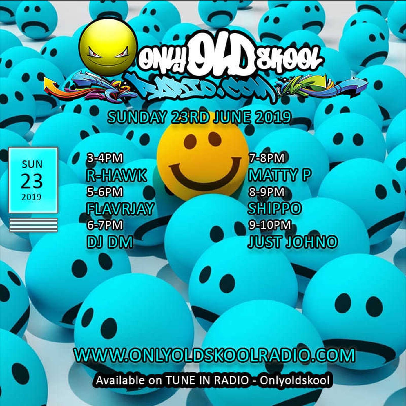 R-Hawk Only Oldskool Radio & The Jungle_List 23 June 2019 Sunday Service episode artwork