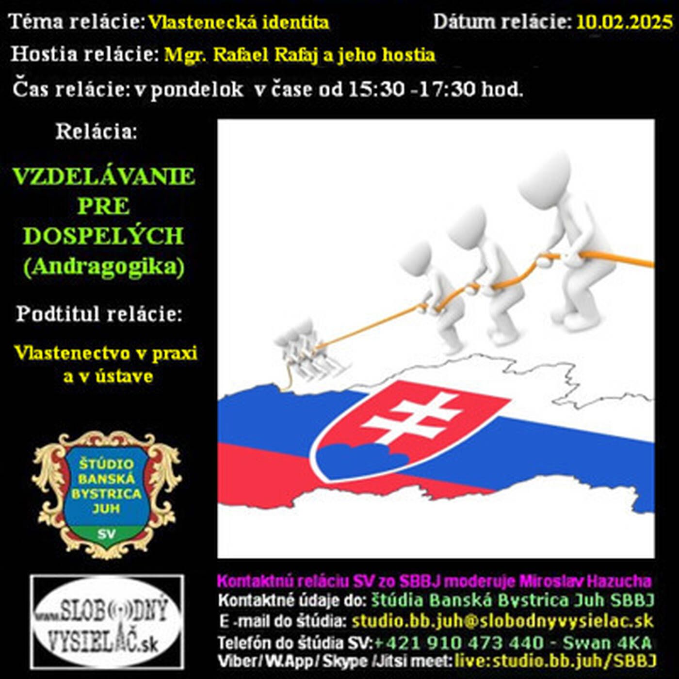 Vzdelávanie pre dospelých 440 - 2025-02-10 Vlastenectvo v praxi a v ústave episode artwork