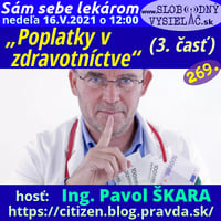 Sám sebe lekárom 269 - 2021-05-16 „Poplatky v zdravotníctve“ 3. časť by Slobodný Vysielač