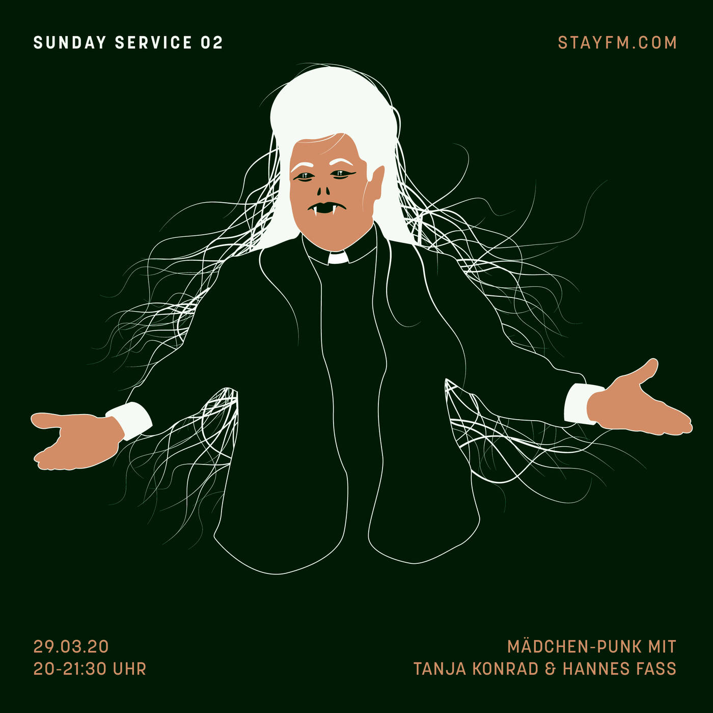 sunday service 02 mädchen-punk - tanja konrad & hannes fass - 29.03.20 episode artwork