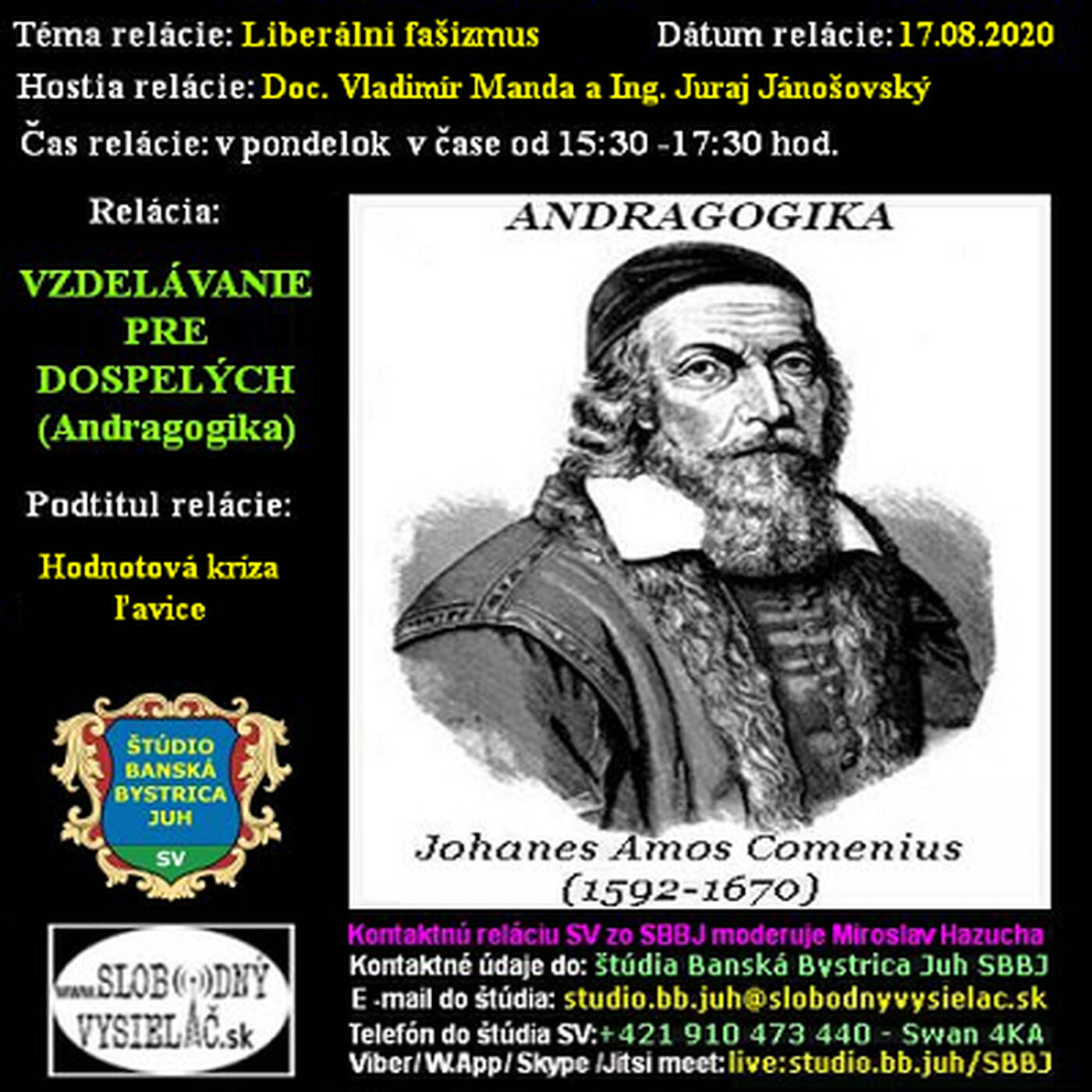 Vzdelávanie pre dospelých 210 - 2020-08-17 Liberálny fašizmus episode artwork